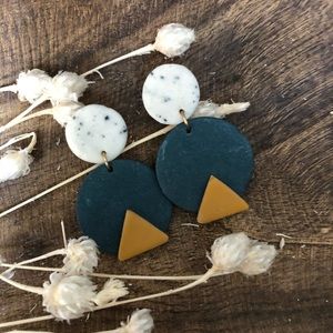Handmade polymer clay earrings in the style Gianna